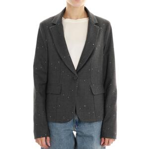 GIACCA PAILLETTES GRIGIO